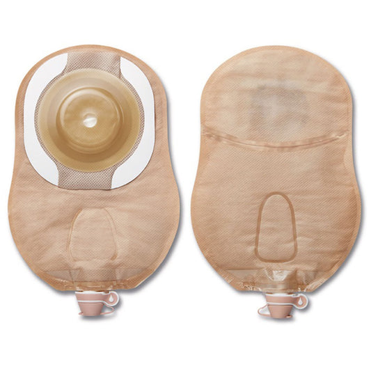 CeraPlus™ Soft Convex 1-Piece Beige Urostomy Pouch, Pre-cut to Fit 22 mm Stomas, 5/BX