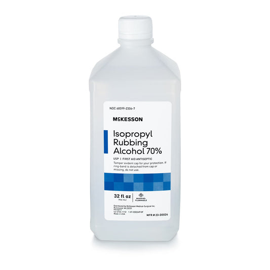 Mckesson Isopropyl Alcohol Antiseptic, 32-Ounce Bottle, 12/Cs