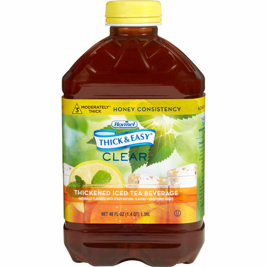 Thick & Easy® Clear Honey Consistency Iced Tea Thickened Beverage, 46-oz., 6/CS