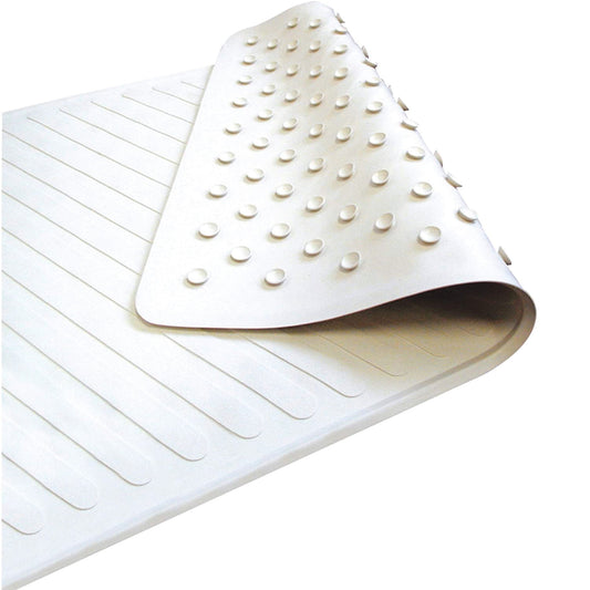 Carex® Rubber Bathtub Mat, 16 X 28 Inch, 4/Cs