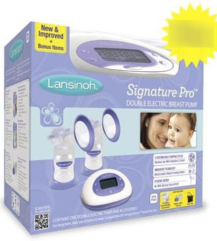 Lansinoh® Signature Pro™ Double Electric Breast Pump Kit, 1/Ea