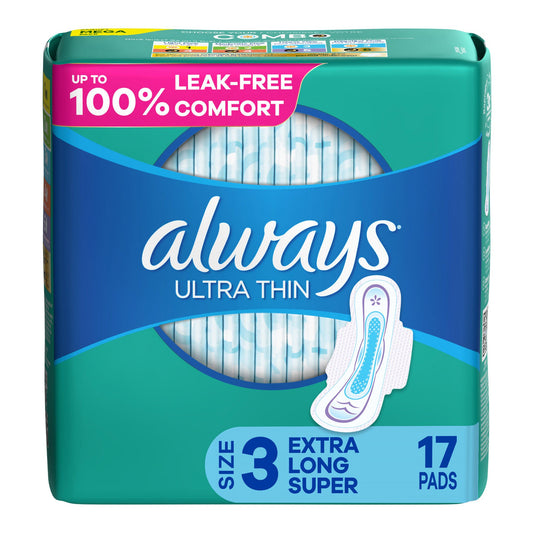 Pad, Maxi Always Ultra Thin Sz3 (17/Pk 6Pk/Cs), 102/Cs