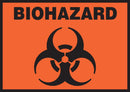 ACCUFORM SIGNS BIOHAZARD PRE-PRINTED LABEL, 5 X 3-1/2 INCH, SOLD AS 5/PACK ACCUFORM LBHZ506VSP