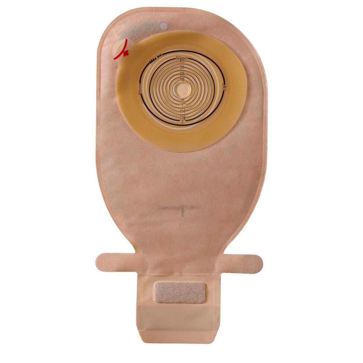 Assura® Original One-Piece Opaque Colostomy Pouch, Cut to Fit Stomas 12 – 65mm, 10/BX