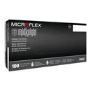 Microflex® MidKnight™ Nitrile Exam Glove, Large, Black, 10/CS