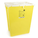 McKesson Prevent® Chemotherapy Sharps Container, 12 Gal., 20.8 x 17.3 x 13 Inch, 1/EA