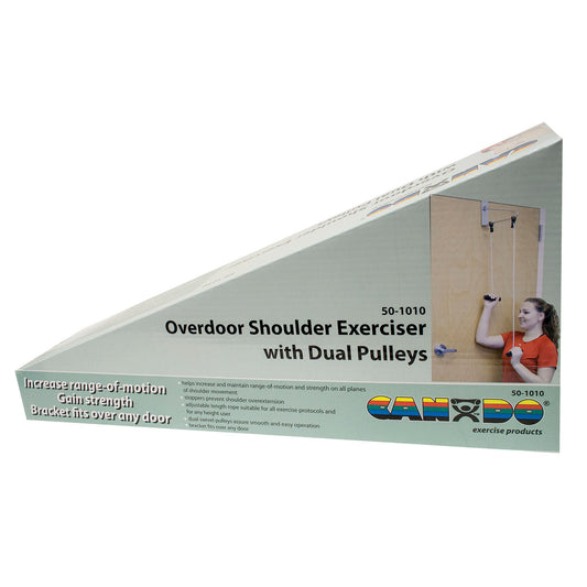 CanDo® Overdoor Shoulder Double Pulley Exerciser with Door Bracket, 1/EA