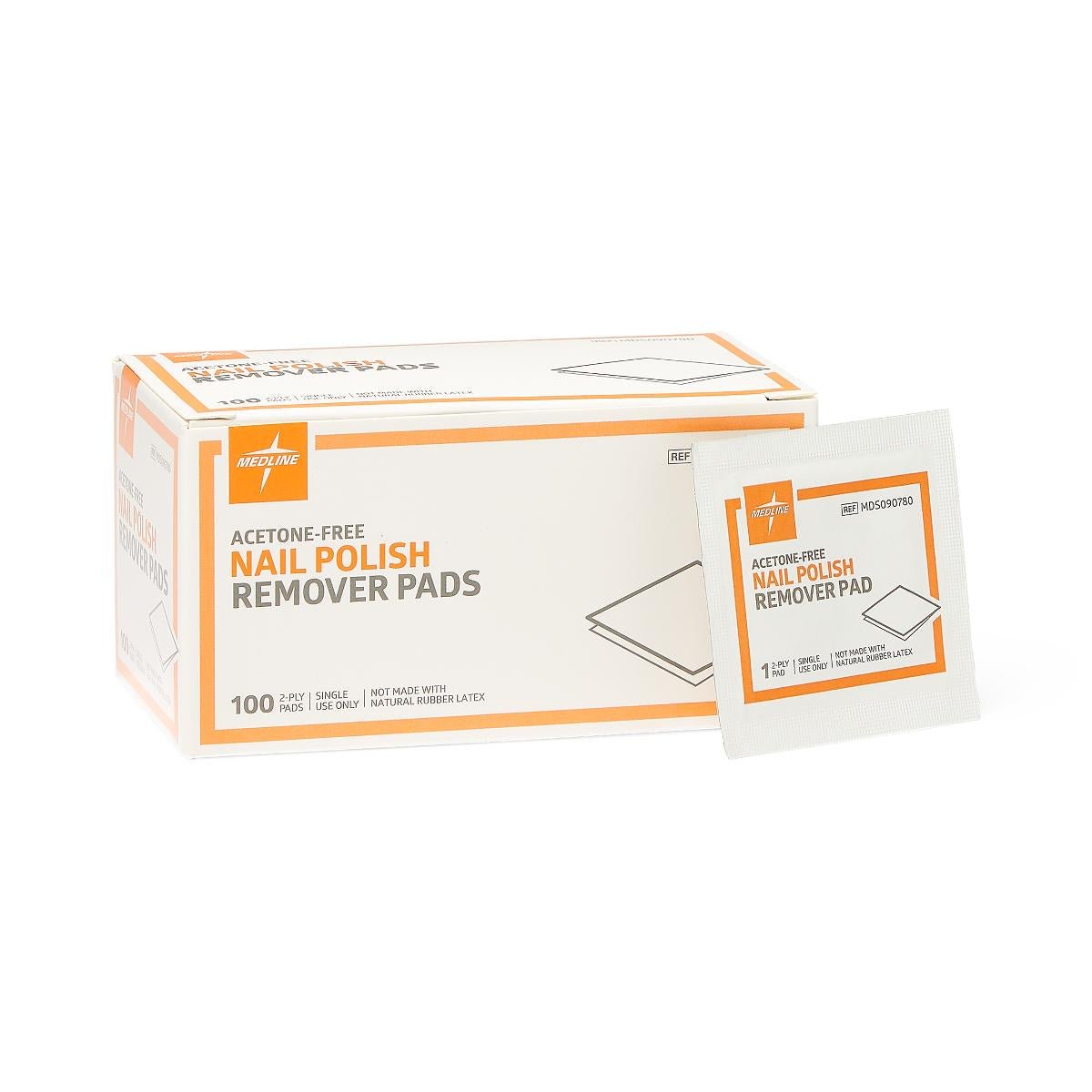 Pad, Nail Polish Remover (100/Bx 10Bx/Cs) Medlne, 1000/Cs