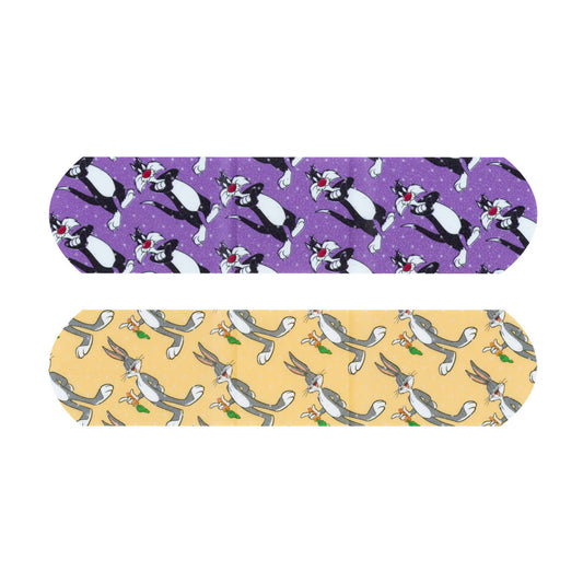 Looney Tunes™ Stat Strip® Bugs Bunny /Sylvester Adhesive Strip, ¾ X 3 Inch, 1200/Cs