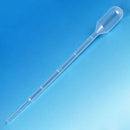 Globe Scientific Transfer Pipette, 3 mL, 2.2 mL Draw Volume, 500/BX