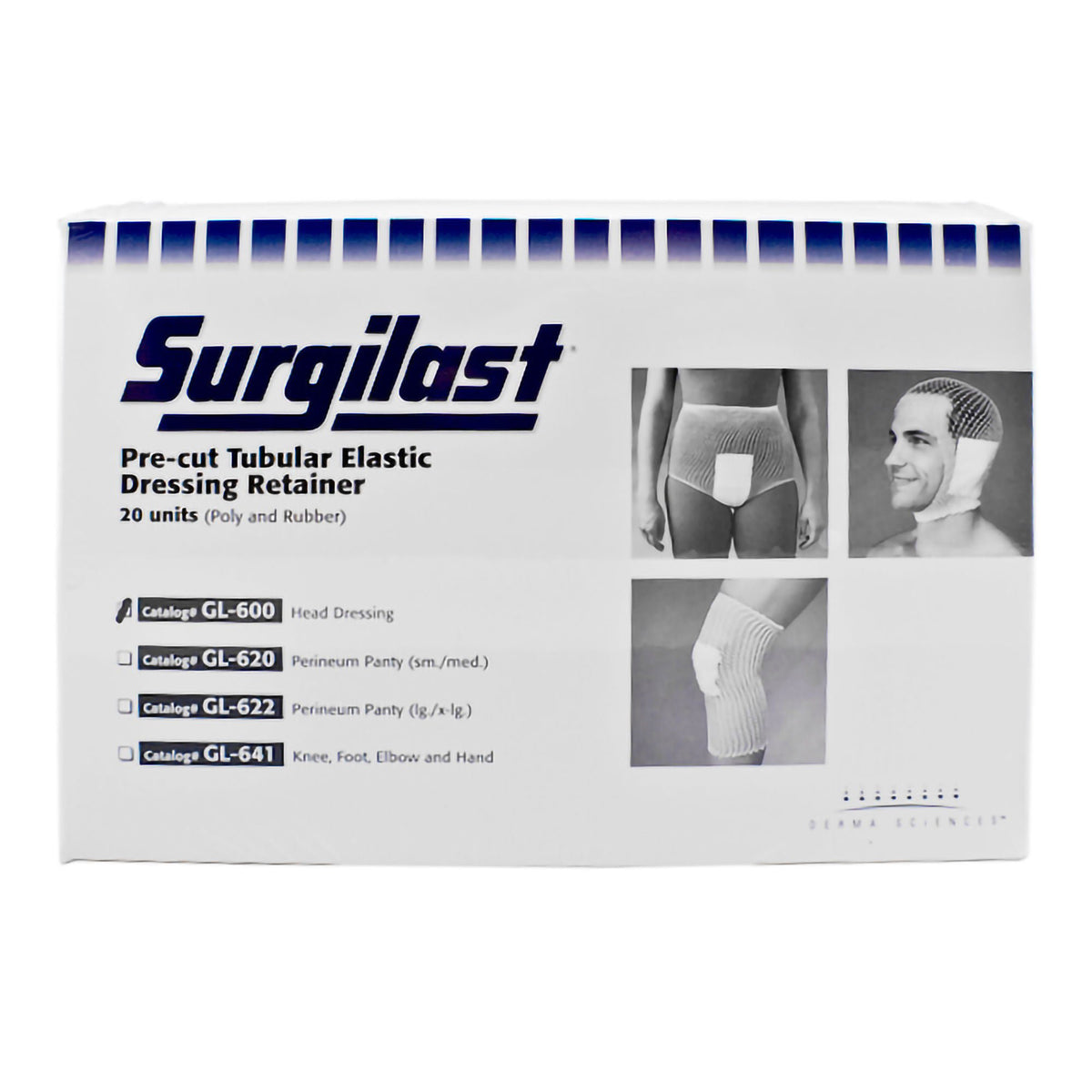 Surgilast® Pre-Cut Elastic Net Retainer Dressing for Heads, 20/BX