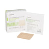McKesson Silicone Adhesive with Border Silicone Foam Dressing, 4 x 4 Inch, 10/BX