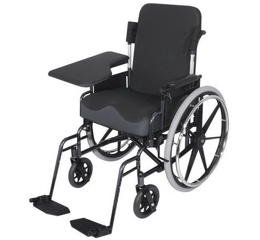 TRAY, WHEELCHAIR RIGHT SIDE ENTERLOCK FLIP-UP HALF LAP D/S, 1/EA