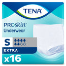 TENA® PROSKIN™ EXTRA ABSORBENT UNDERWEAR, SMALL, SOLD AS 16/BAG ESSITY 72116