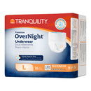 TRANQUILITY PREMIUM OVERNIGHT DISPOSABLE ABSORBENT UNDERWEAR, LARGE, SOLD AS 16/BAG PRINCIPLE 2116