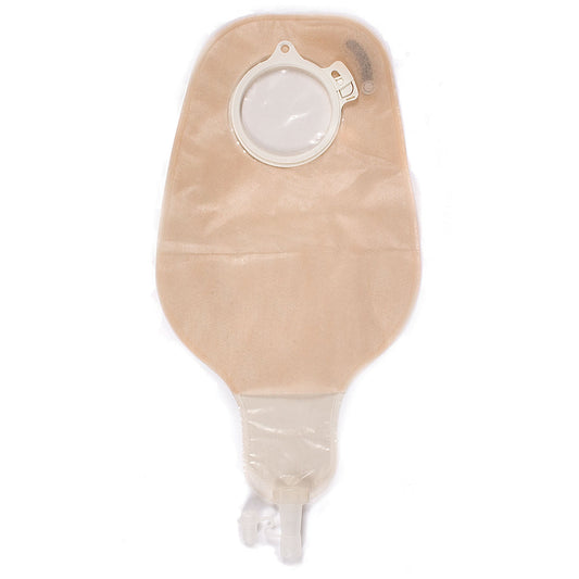 Assura® Two-Piece High Output Transparent Ostomy Pouch, Blue Match, 10/BX
