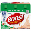 Boost® High Protein Strawberry Complete Nutritional Drink, 8-ounce Bottle, 6/PK