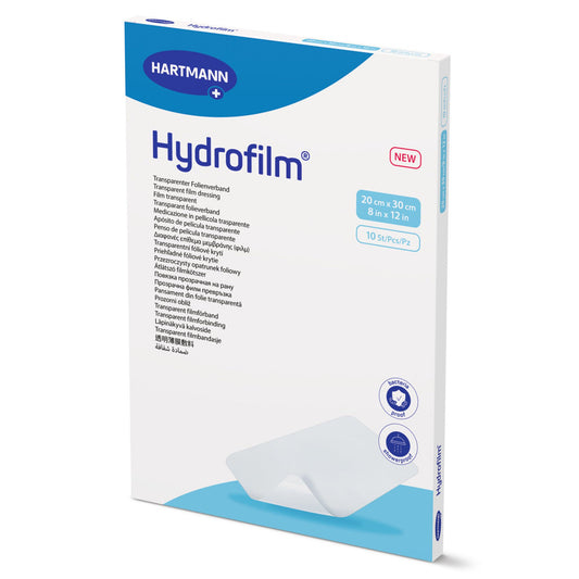 Hydrofilm® Wound Dressing, 8 x 12 Inch, 10/BX