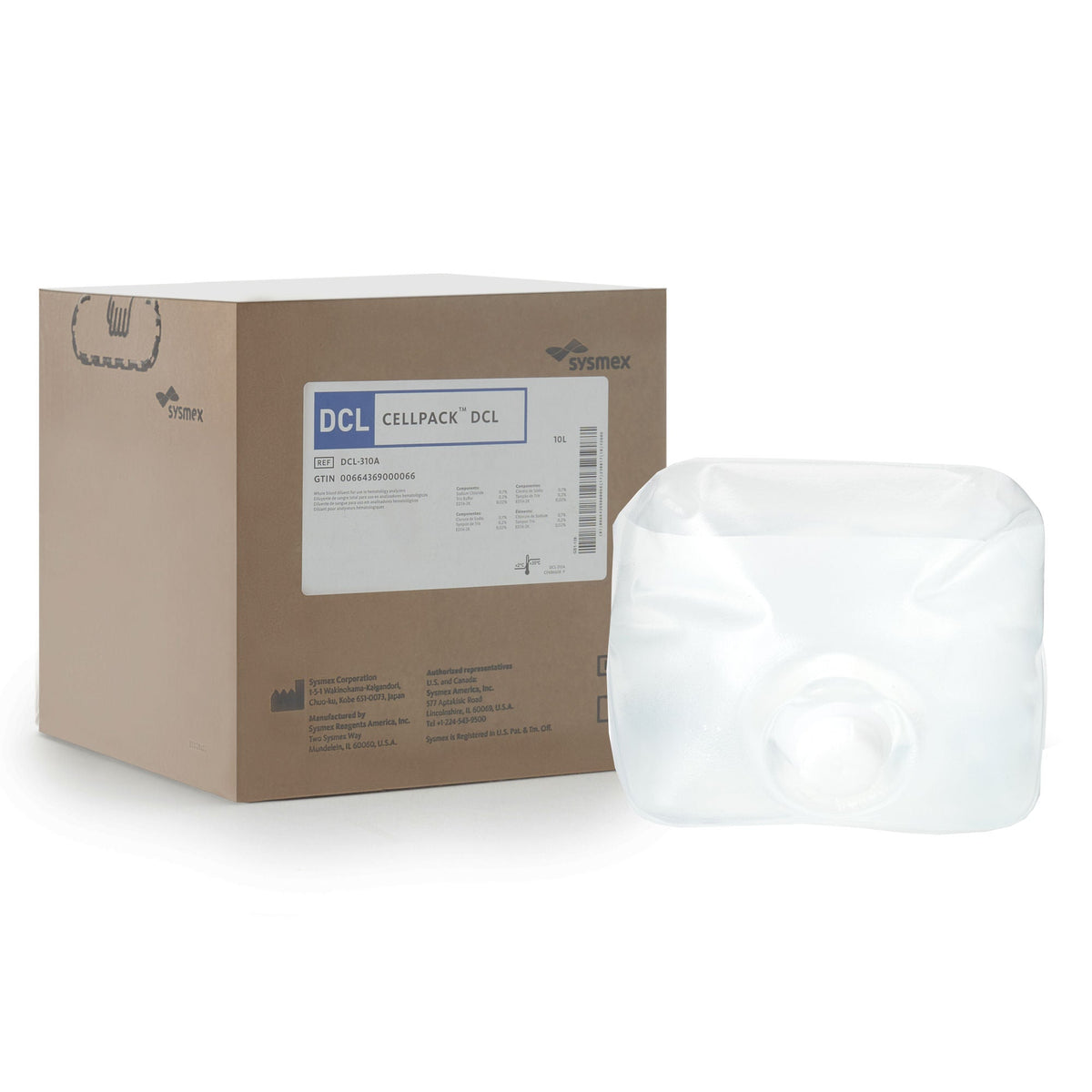 Cellpack® DCL Reagent Diluent, Hematology test, 1/EA