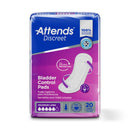 ATTENDS® DISCREET WOMEN'S MAXIMUM LONG BLADDER CONTROL PAD, 14½-INCH LENGTH, SOLD AS 200/CASE ATTENDS ADPMAL