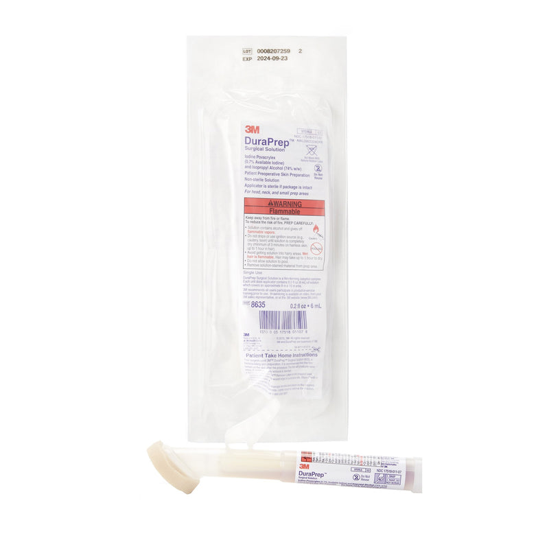 3M DURAPREP PREP SOLUTION, APPLICATOR, 6 ML, SOLD AS 50/CASE SOLVENTUM 8635