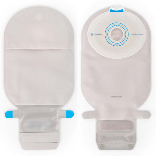 SenSura® Mio 1-Piece Opaque Ostomy Pouch, 50mm Stoma, 10/BX