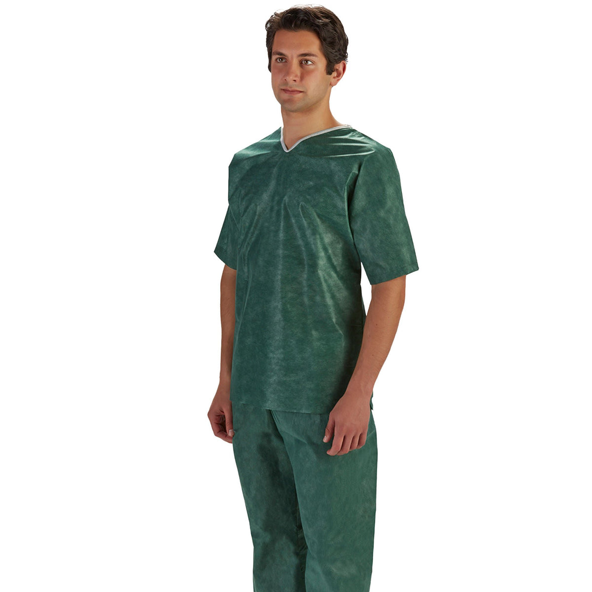 Disposable Scrub Pants, Dark Green, 2X Large, 30/CS