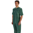 Disposable Scrub Pants, Dark Green, 2X Large, 30/CS