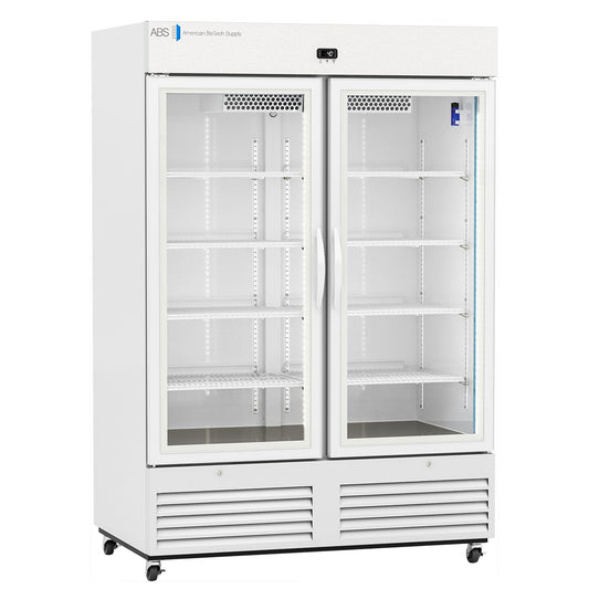 Refrigerator, Lab Glass Dr Std49Cu Ft D/S, 1/Ea