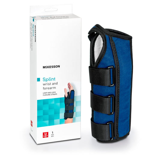 McKesson Left Wrist / Forearm Splint, One Size Fits Most, 1/EA