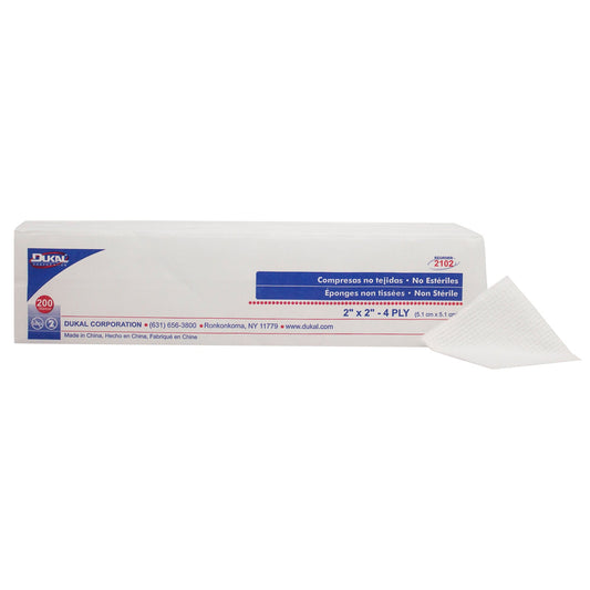 Clinisorb Nonwoven Sponge, 2 X 2 Inch, 4-Ply, 4000/Cs
