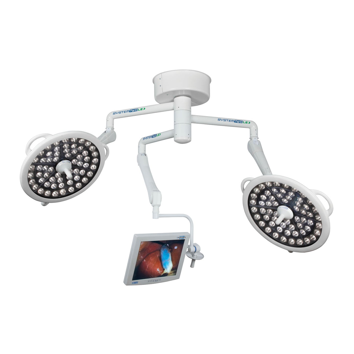 Aspen Surgical System Ii Led Series Light Lux 120K Two & Monitorarm (Drop)