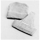 SINGLE-PLY INFANT CAP, WHITE, PINK, BLUE STRIPE, BULK, 500/CS, SOLD AS CASE ALBAHEALTH, 7