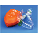 CPR VALVE MASK RESUSCITATOR IN CASE, ORANGE, SOLD AS EACH AMERICAN 10