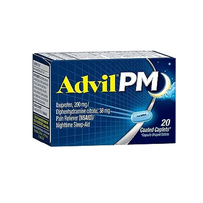 Advil Pm Coated Caplets, Sold As 1/Bottle Glaxo 00573016420