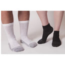 Alba Caresox Essentials Seacell Diabetic Socks Sock Low Crew No Arch 10-13Blk 6Pr/Bx 10Bx/Cs -82582 - BriteSources