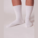 Alba Caresox Supreme Diabetic Socks Sock Supreme Qtr Crew Lg Wht6Pr/Bx 10Bx/Cs -82380 - BriteSources