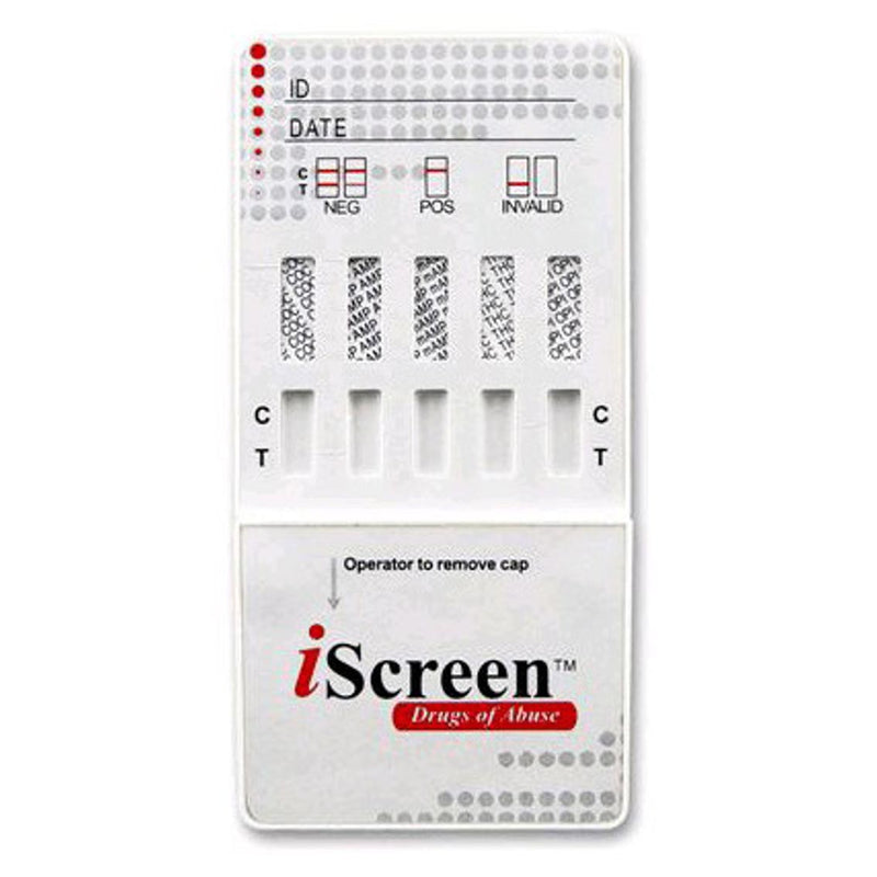 ALERE TOXICOLOGY ISCREEN® DIP CARD. DRUG TEST MORPHINE (300)SINGLE DIP 25/BX, BOX - BriteSources