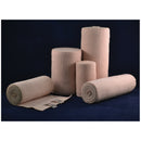 ECONOMY ELASTIC BANDAGE, 4" X 10 YDS WITH STANDARD CLIPS, TAN, LATEX FREE , 10/BX, 5 BX/CS, SOLD AS CASE AMBRA 10000509