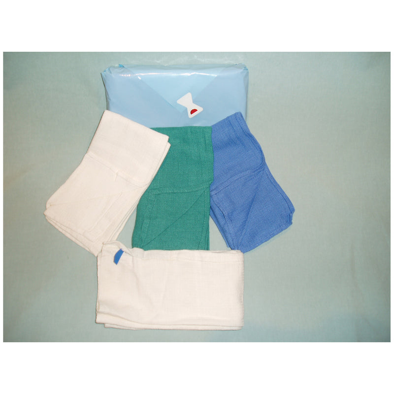 O.R. TOWEL, STERILE, X-RAY DETECTABLE, 17" X 26", BLUE, 4 POUCHES PER PACK, 20PK/CS, SOLD AS CASE AMD-MEDICOM 10000212