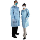 LAB COAT, LARGE, BLUE, 10/BG, 5 BG/CS, SOLD AS CASE AMD-MEDICOM 10000212