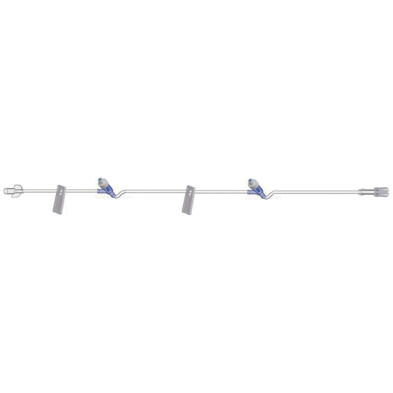 IV ADMIN SET, 10 DROPS PER ML, 105" LENGTH, 21 ML PRIMING VOLUME, NON-VENTED, ROLLER CLAMP, 2 AMSAFE NEEDLE-FREE Y SITES, ROTATING, SOLD AS CASE AMSIN