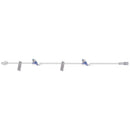 IV ADMIN SET, 15 DROPS PER ML, 40" LENGTH, 10ML PRIMING VOLUME, VENTED/ NON-VENTED SECONDARY SET, ROLLER CLAMP, ROTATING MALE LUER, SOLD AS CASE AMSIN