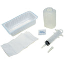 PISTON IRRIGATION TRAY INCLUDES 1000CC OUTER TRAY, 500CC GRADUATED CONTAINER, 60CC THUMB CONTROL RING SYRINGE, ALCOHOL PREP PAD, L, SOLD AS CASE AMSIN