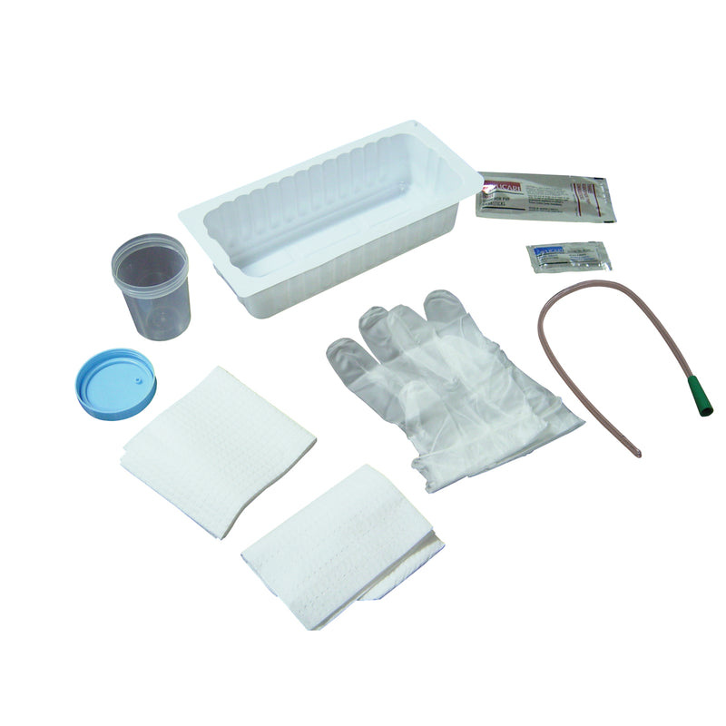 URETHRAL CATHETER TRAY, 14FR URETHRAL PVC CATHETER, STERILE & LATEX FREE , 20/CS, SOLD AS CASE AMSINO 10000289