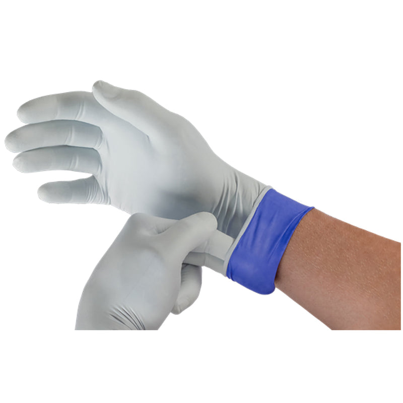 EXAM GLOVE, MEDIUM, POWDER-FREE, NITRILE, TEXTURED, BLUE, 50/BX, 10 BX/CS, SOLD AS CASE ANSELL 202