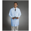 CRITICAL COVER® LAB COATS, TAPERED COLLAR, KNIT CUFF, 3 POCKETS, SNAP CLOSE, WHITE, XXX-LARGE, 30/CS, SOLD AS CASE ALPHAPROTECH 10001185