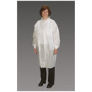 CRITICAL COVER® LAB COATS, TAPERED COLLAR, ELASTIC WRIST, 3 POCKETS, SNAP CLOSE, WHITE, LARGE,X-LARGE, 25/CS, SOLD AS CASE ALPHAPROTECH 10001185