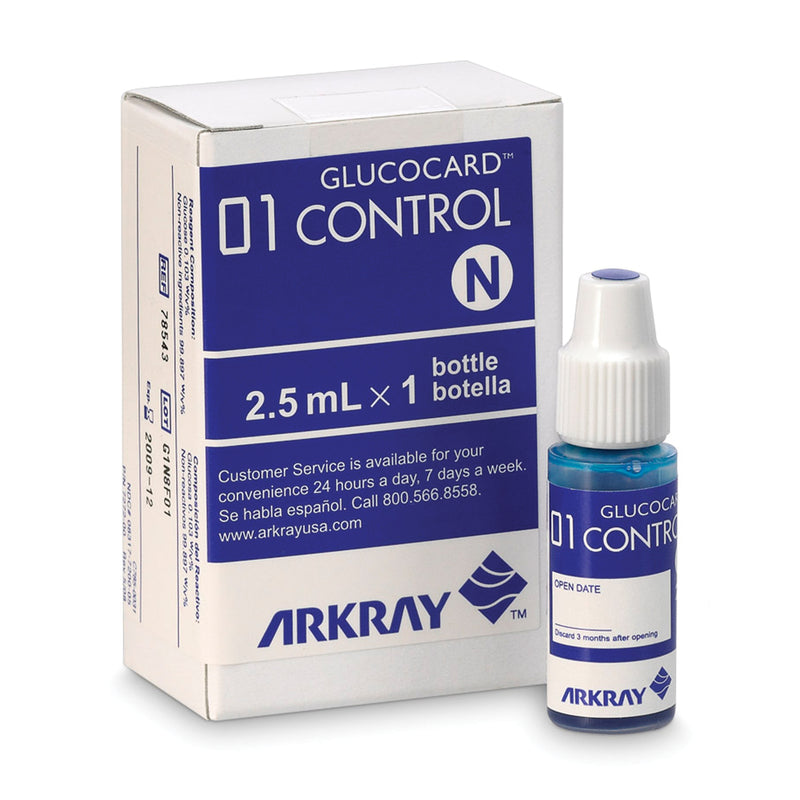 ARKRAY GLUCOCARD® 01 METER BLOOD GLUCOSE CONTROL SOLUNORMAL .01