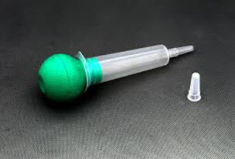 Amsino Amsure Irrigation Syringes Syringe Irrigation Bulb 60Ccgrn Nst Bulk 50/Cs -AS110 - BriteSources
